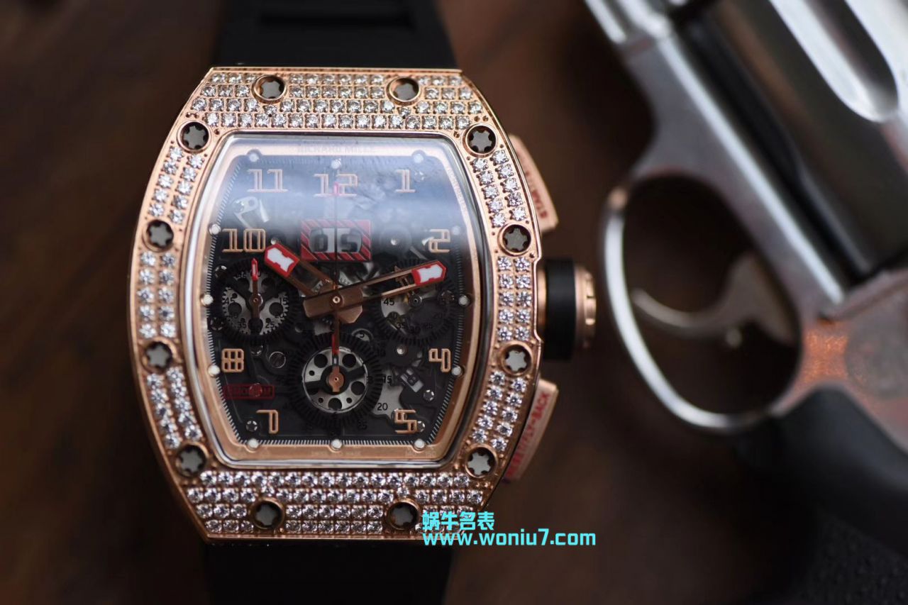KV Factory  High quality  Replica Watches  RICHARD MILLE RM011菲利普-马萨满钻限定版 / KV011ZUAN