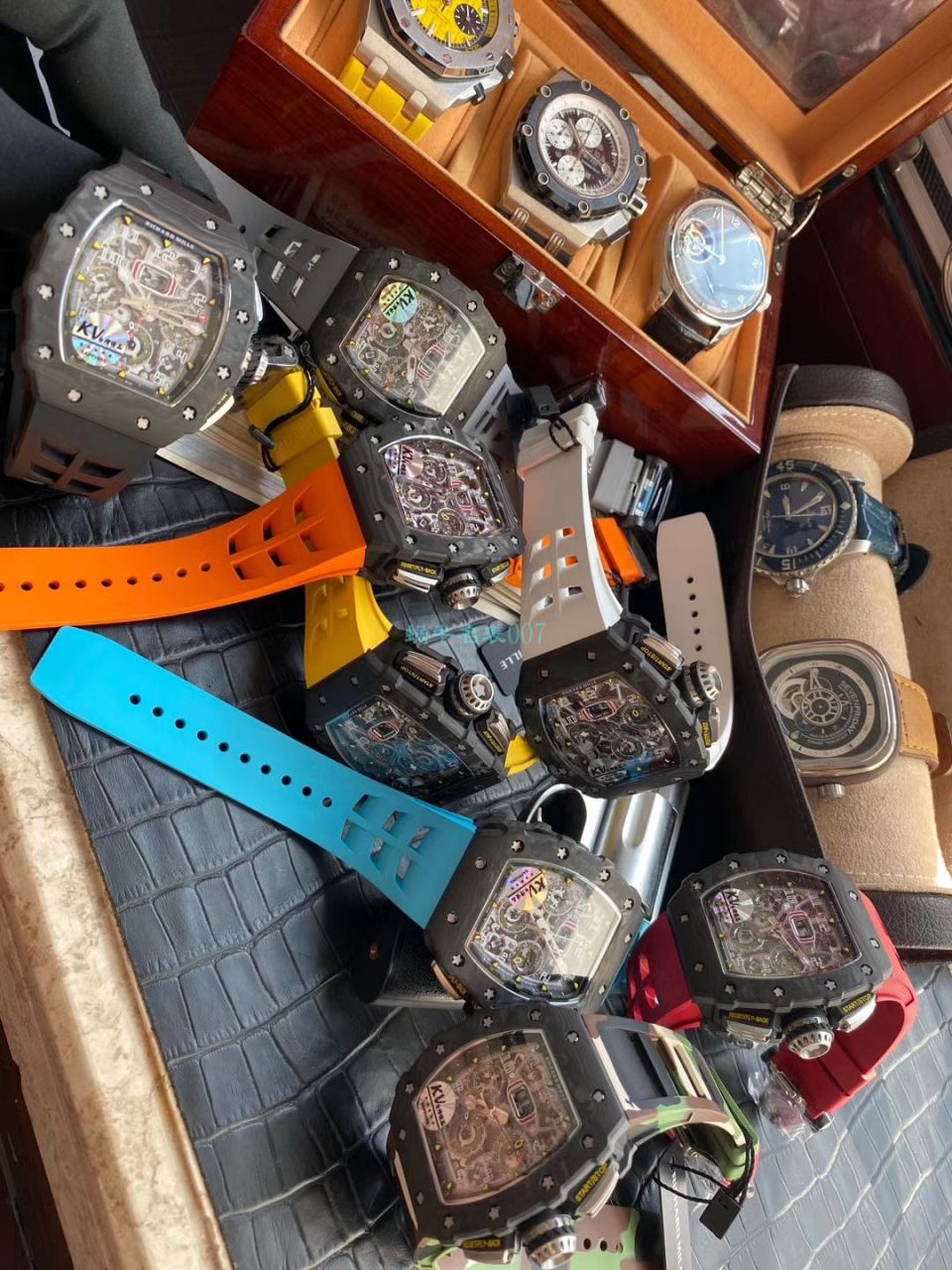 KV Factory  top  Replica  RICHARD MILLE RM-011锻造 carbon fiber 系列【原版 carbon fiber 纹路】V2全新升级版 / KVRM11V2