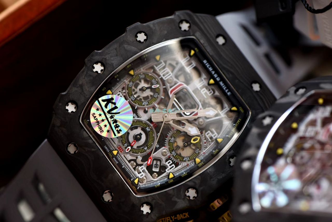 KV Factory  top  Replica  RICHARD MILLE RM-011锻造 carbon fiber 系列【原版 carbon fiber 纹路】V2全新升级版 / KVRM11V2