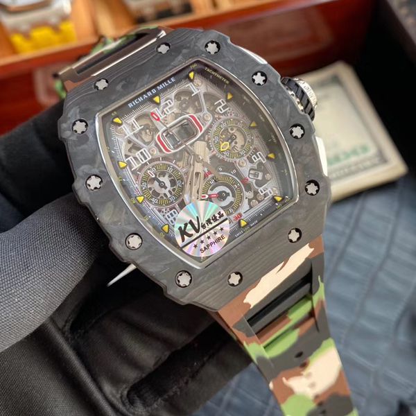 KV Factory  Perfect  Copy  Watches RICHARD MILLE RICHARD MILLE RM011最新V2升级