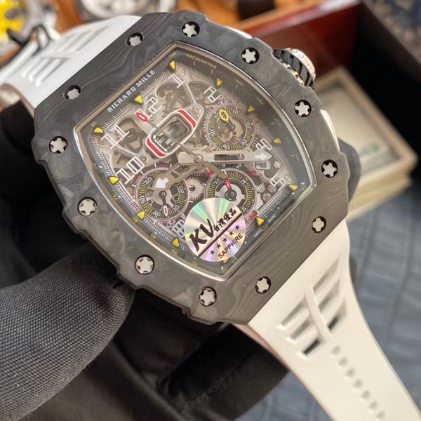 KV Factory V2升级版 High quality  Replica Watches  Richard Miller 男士系列RM 011 wrist watches 