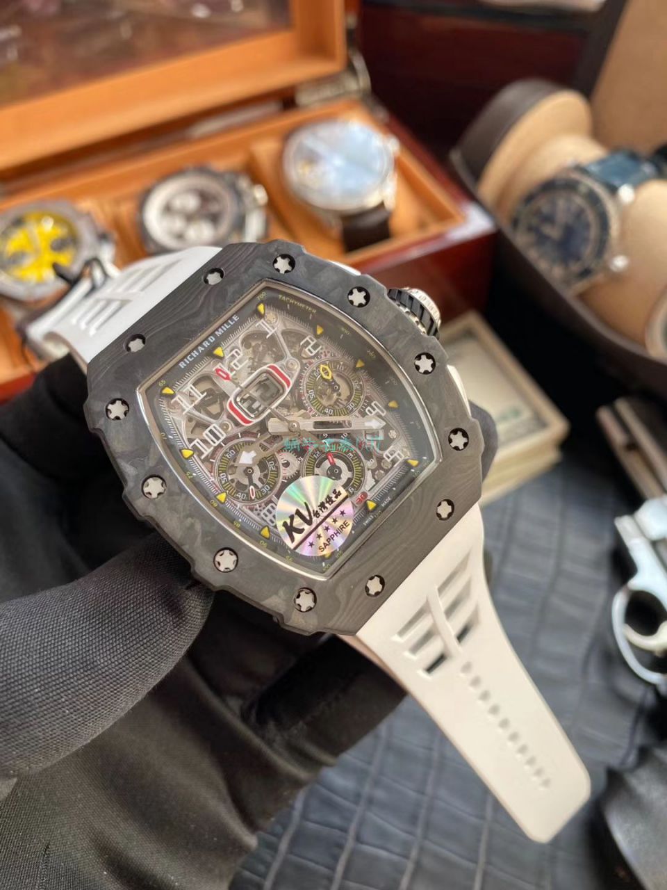 KV Factory  Perfect  Copy  Watches RICHARD MILLE RICHARD MILLE RM011最新V2升级 / KV011V2B