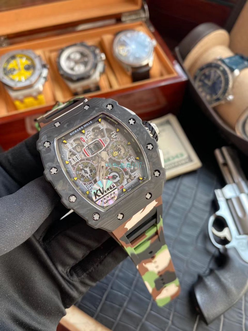 KV Factory  Perfect  Copy  Watches RICHARD MILLE RICHARD MILLE RM011最新V2升级 / KV011V2B