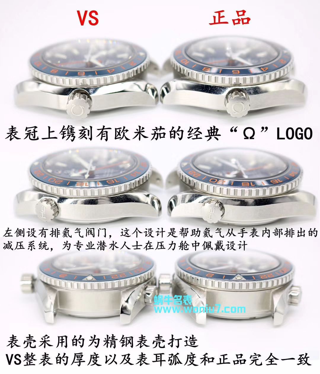 VS Factory  Replica OMEGA Seamaster 600米GMT美好星球232.30.44.22.03.001，232.30.44.22.01.001，232.30.44.22.01.002 / M356VS
