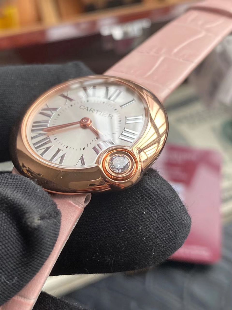 V6 Factory  top  Replica Copy  Watches  Cartier  告白气球女装30毫米WGBL0005，WJBL0008 wrist watches  / K277