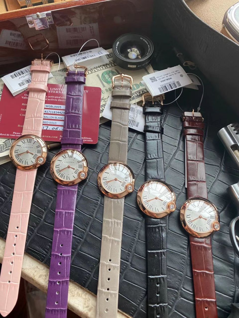 V6 Factory  top  Replica Copy  Watches  Cartier  告白气球女装30毫米WGBL0005，WJBL0008 wrist watches  / K277