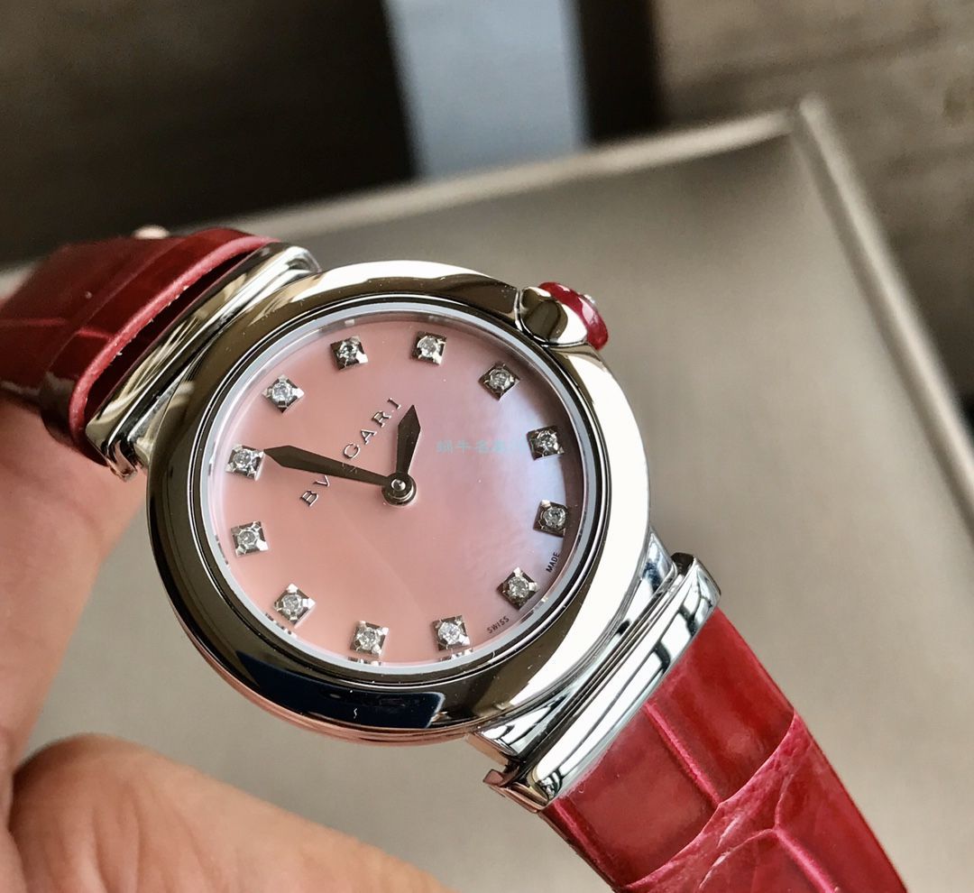 渠道原单真钻女表 BVLGARI LVCEA系列102608 LU28C2SL/12 wrist watches  / BG037