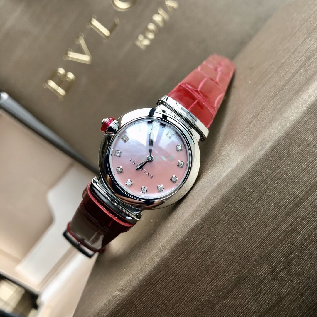 渠道原单真钻女表 BVLGARI LVCEA系列102608 LU28C2SL/12 wrist watches  / BG037