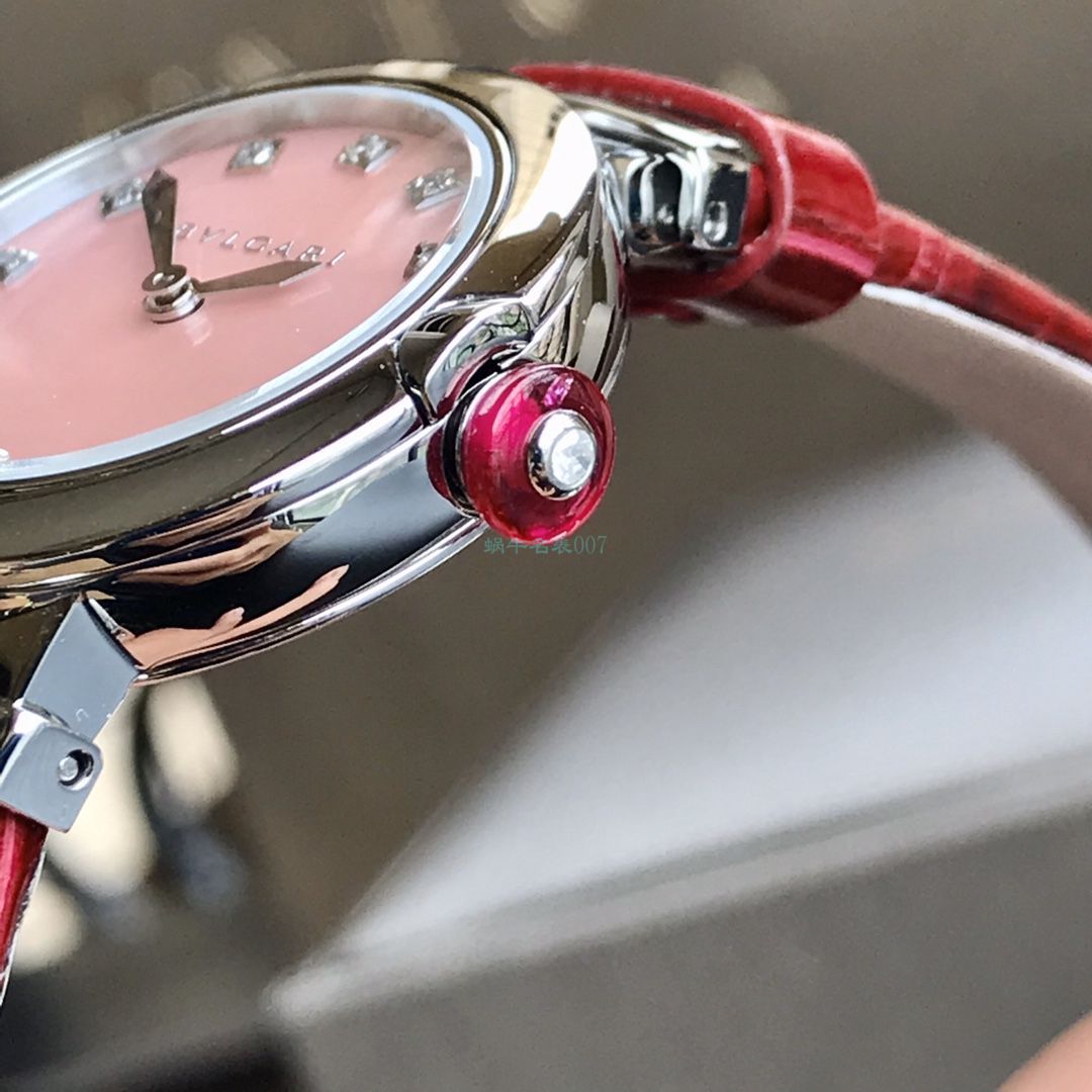 渠道原单真钻女表 BVLGARI LVCEA系列102608 LU28C2SL/12 wrist watches  / BG037