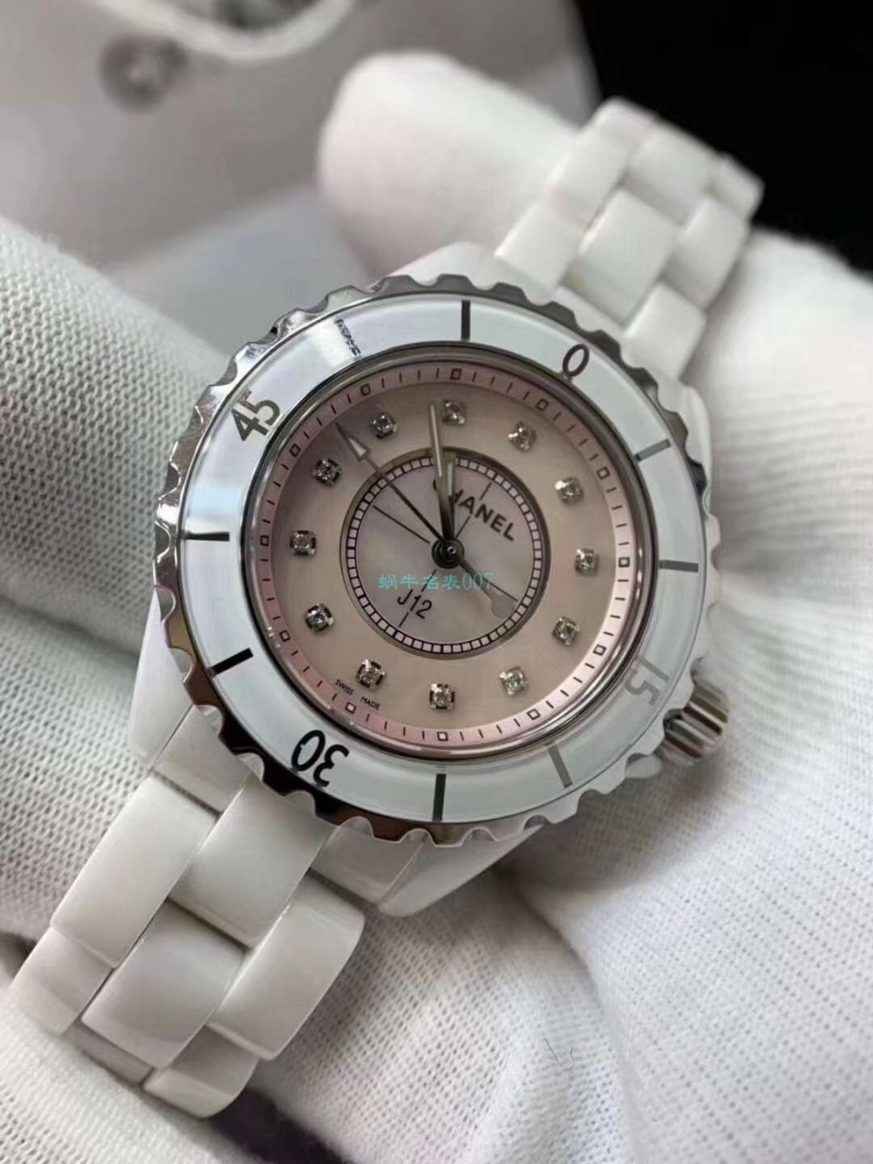 独家原单专柜一致香奈儿经典J12系列女士 wrist watches H5704，H5513钻石款 / X056