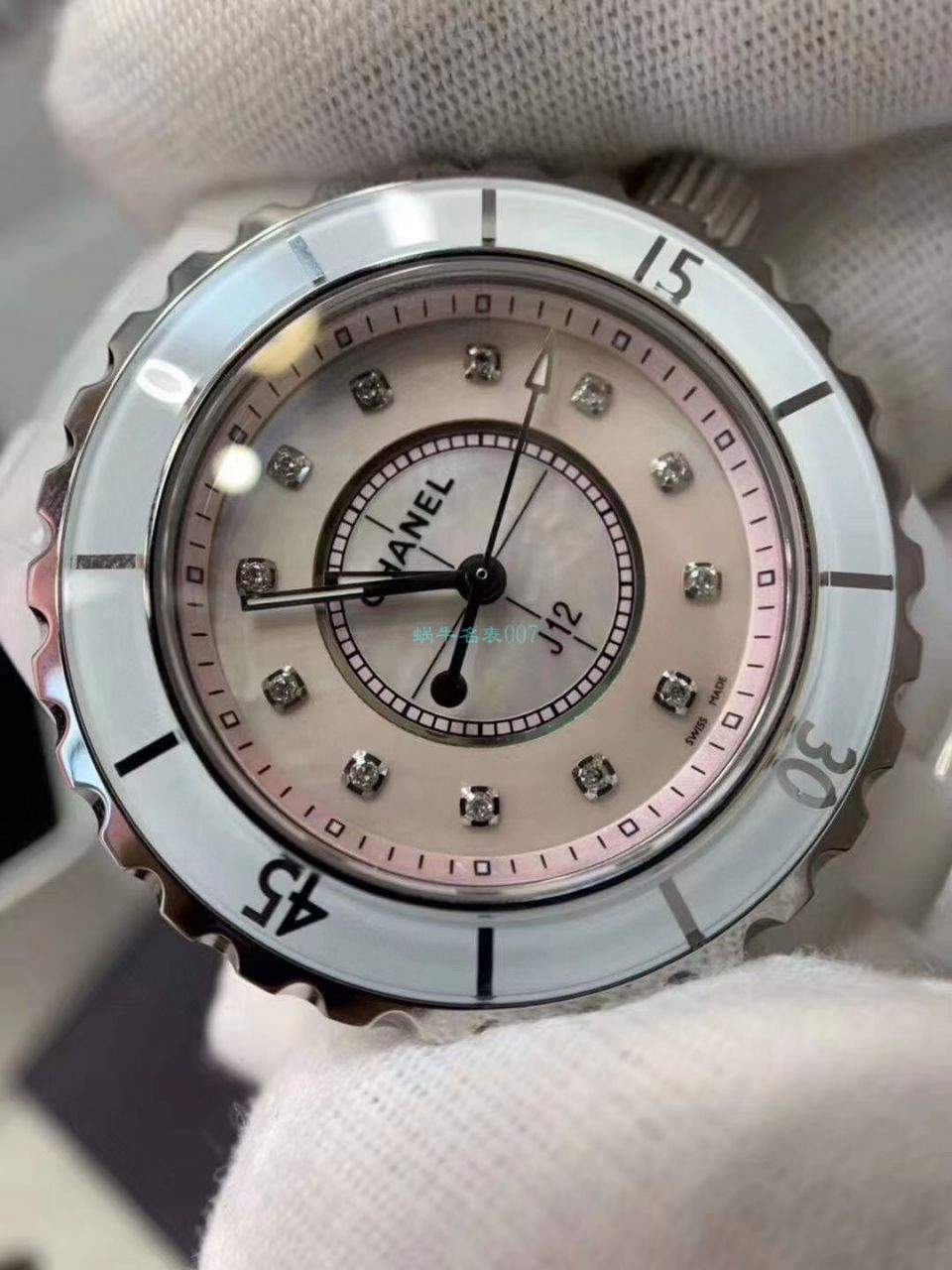 独家原单专柜一致香奈儿经典J12系列女士 wrist watches H5704，H5513钻石款 / X056