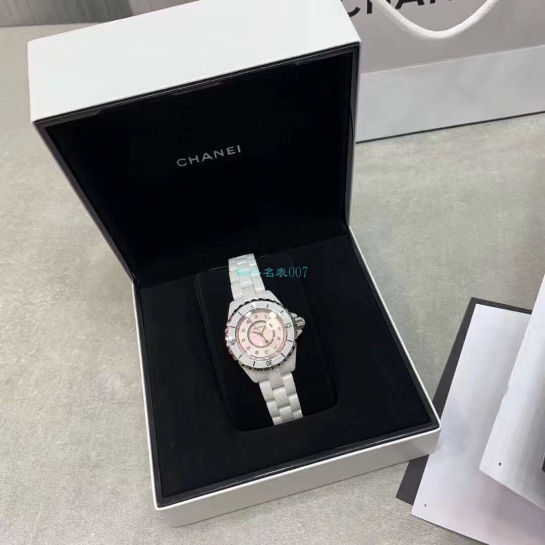独家原单专柜一致香奈儿经典J12系列女士 wrist watches H5704，H5513钻石款 / X056