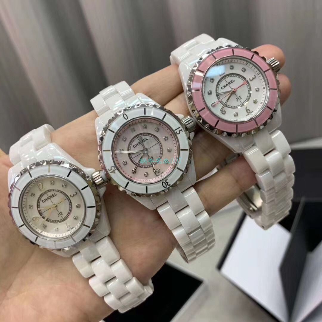 独家原单专柜一致香奈儿经典J12系列女士 wrist watches H5704，H5513钻石款 / X056