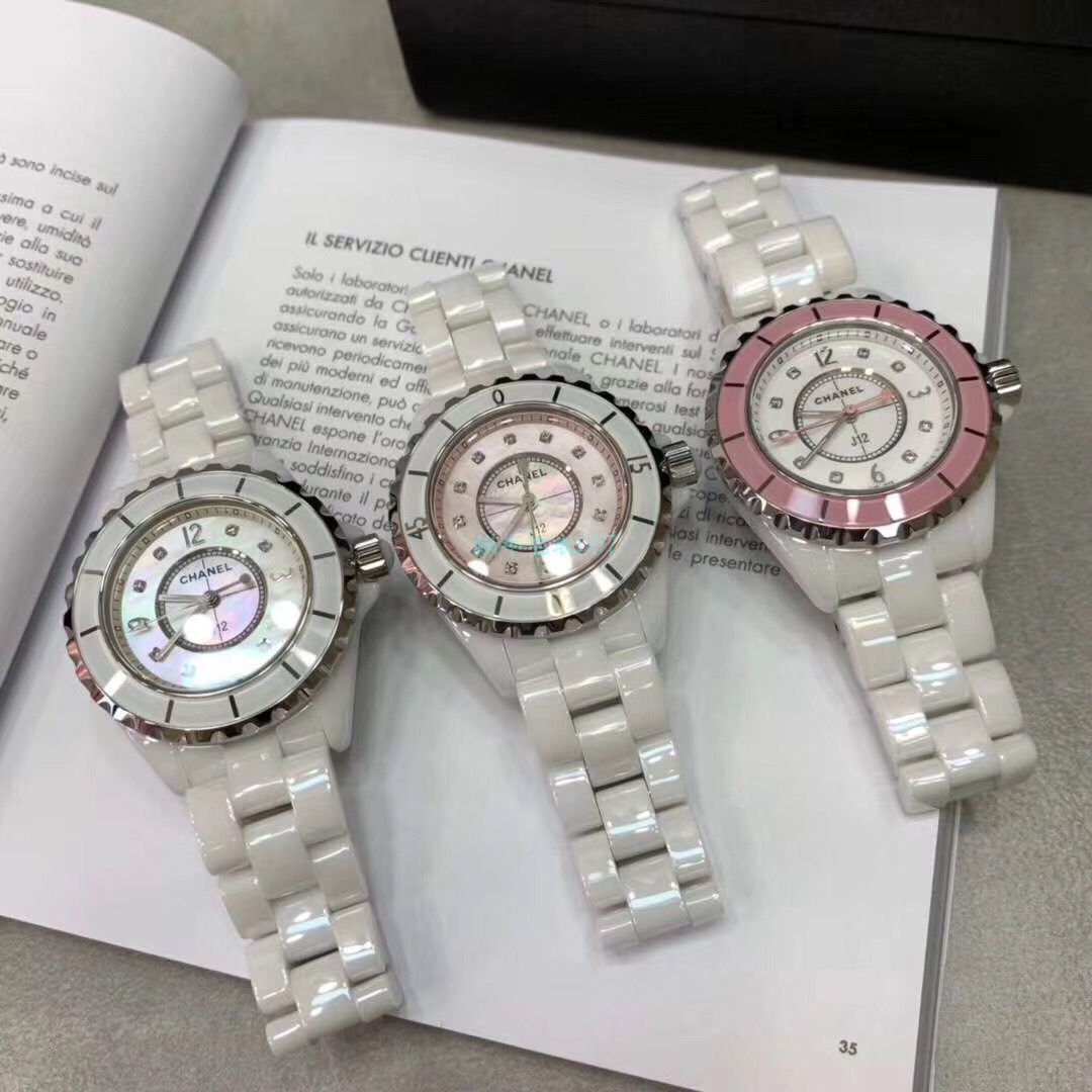 独家原单专柜一致香奈儿经典J12系列女士 wrist watches H5704，H5513钻石款 / X056