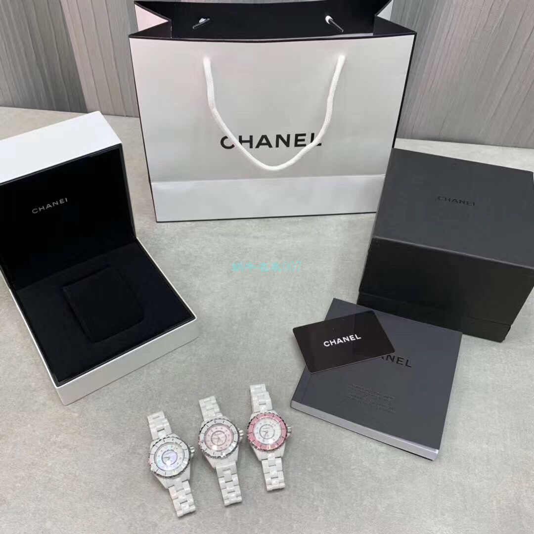 独家原单专柜一致香奈儿经典J12系列女士 wrist watches H5704，H5513钻石款 / X056