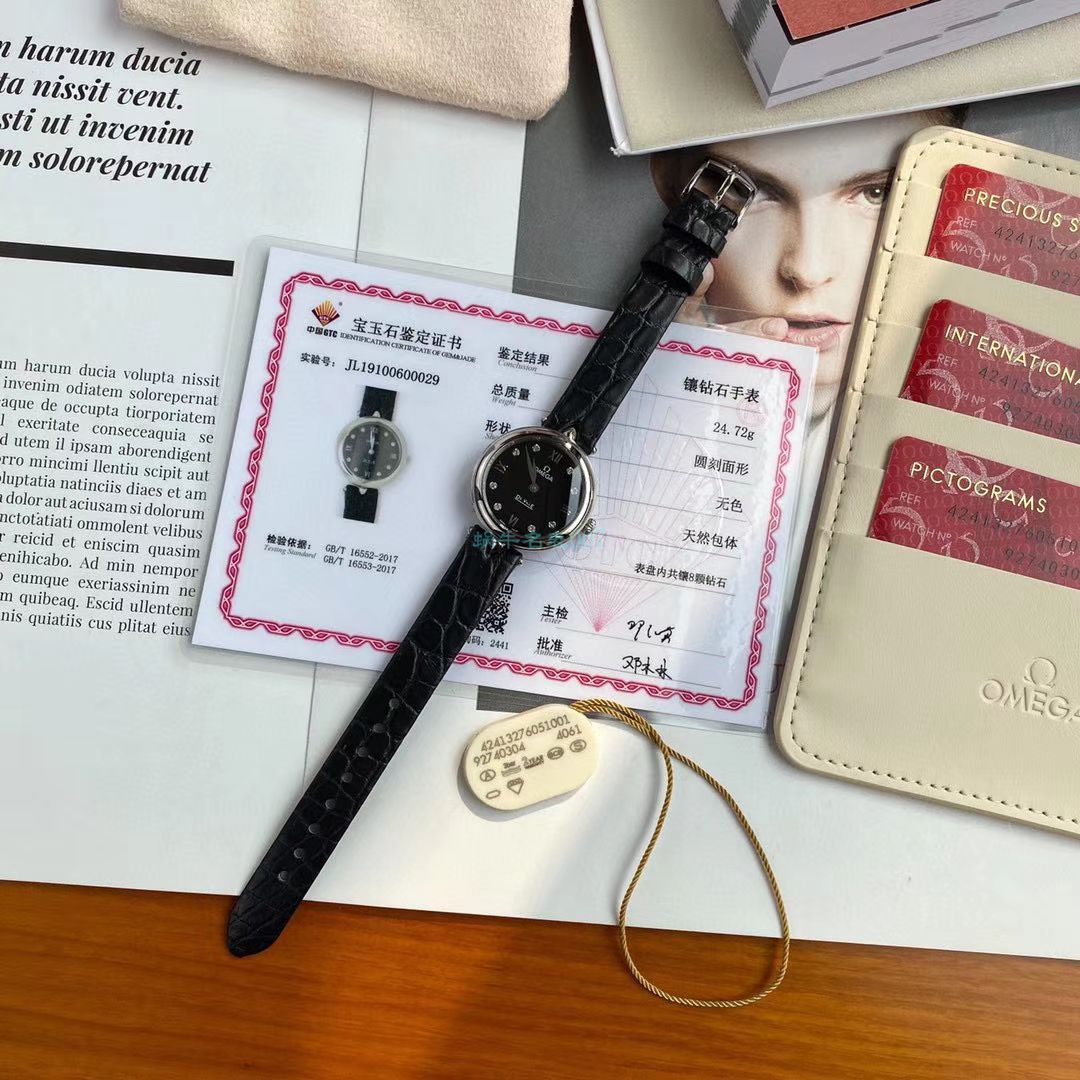 原单真钻女表OMEGA碟飞424.13.27.60.51.001，424.13.27.60.52.001 wrist watches  / M698B