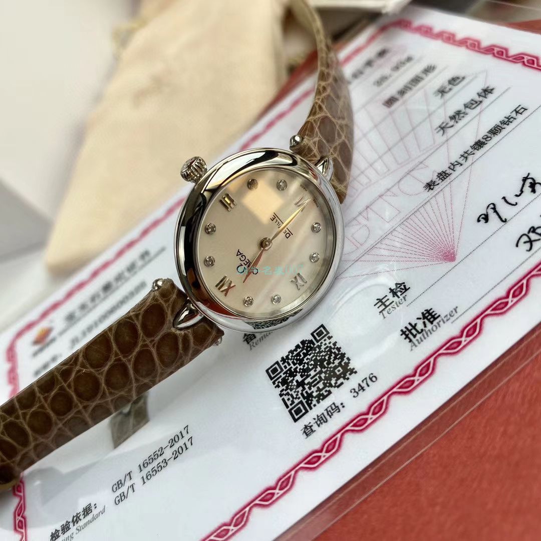 原单真钻女表OMEGA碟飞424.13.27.60.51.001，424.13.27.60.52.001 wrist watches  / M698B