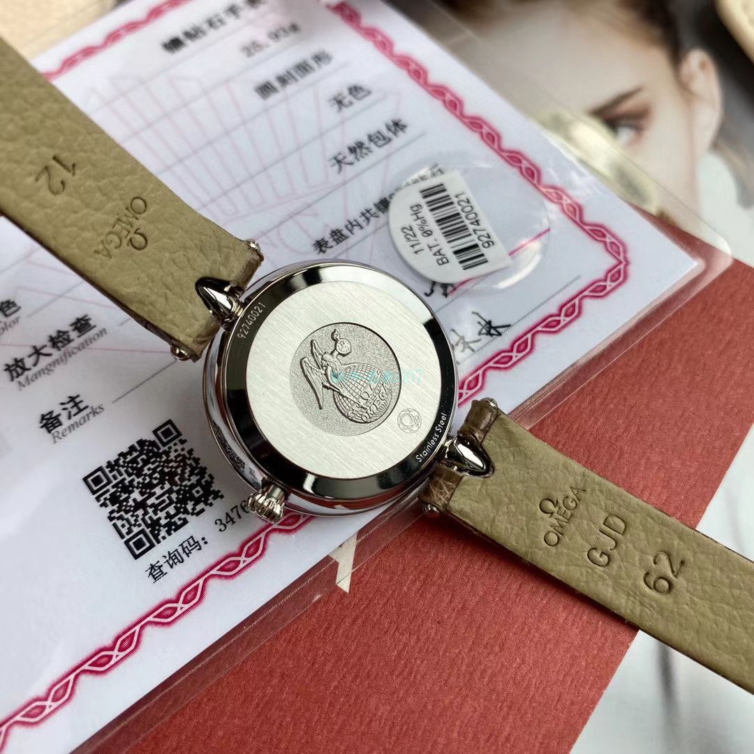 原单真钻女表OMEGA碟飞424.13.27.60.51.001，424.13.27.60.52.001 wrist watches  / M698B