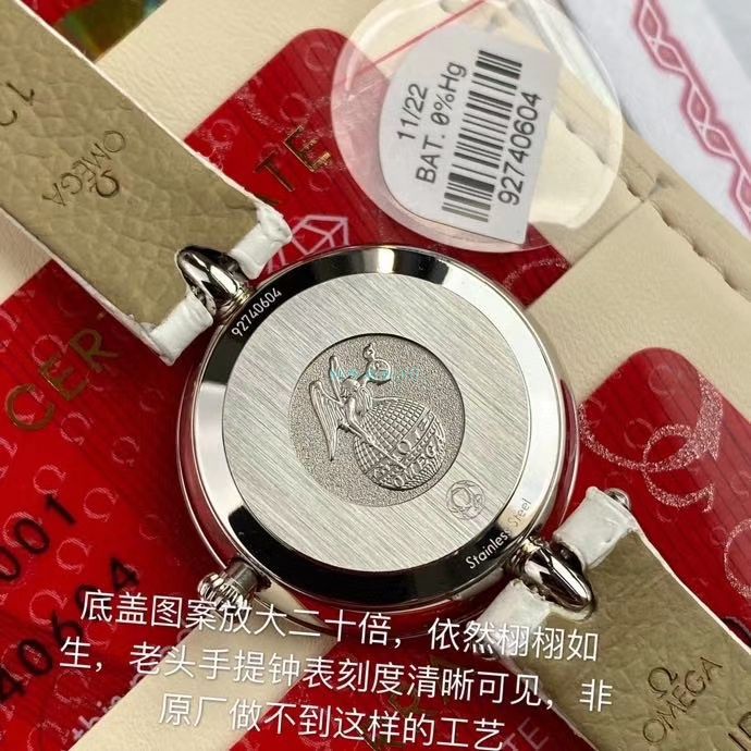 原单真钻女表OMEGA碟飞424.13.27.60.51.001，424.13.27.60.52.001 wrist watches  / M698B