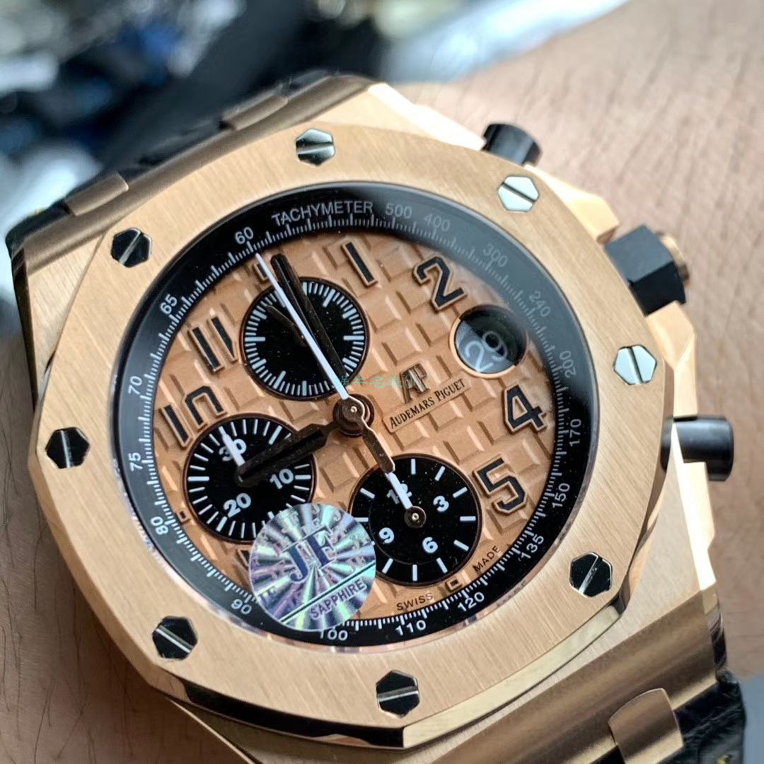 【 Video analysis JF Factory 1:1 Knockoff 表】Audemars Piguet  Royal Oak Offshore 系列26470OR.OO.A002CR.01 wrist watches  / APCF002.1