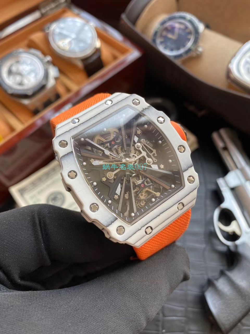 客定改装RICHARD MILLE RICHARD MILLE  Replica Copy RM 12-01限量 Tourbillon  wrist watches  / RM12-01