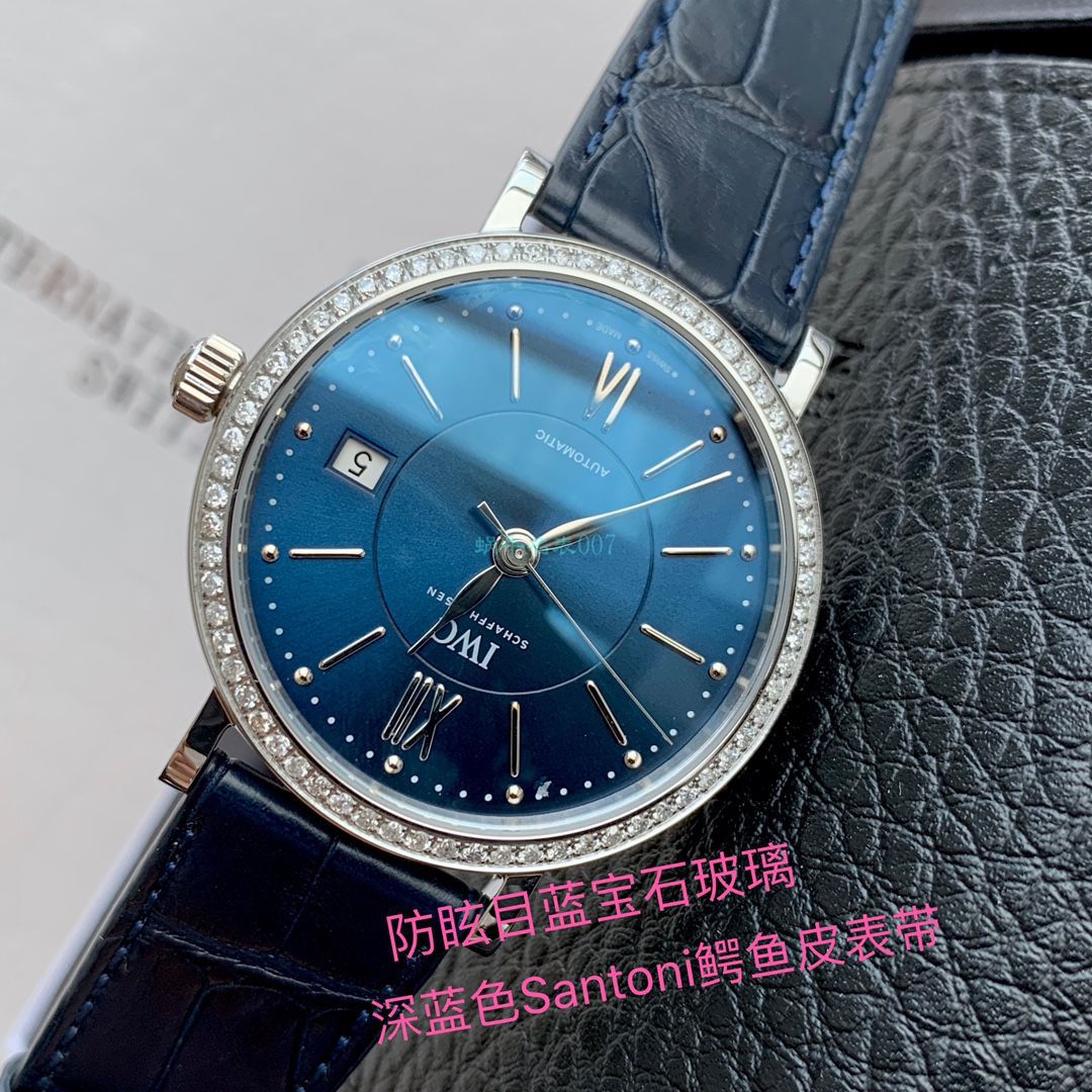 原单真钻 IWC 女装柏涛菲诺系列IW458111 wrist watches  / WG526
