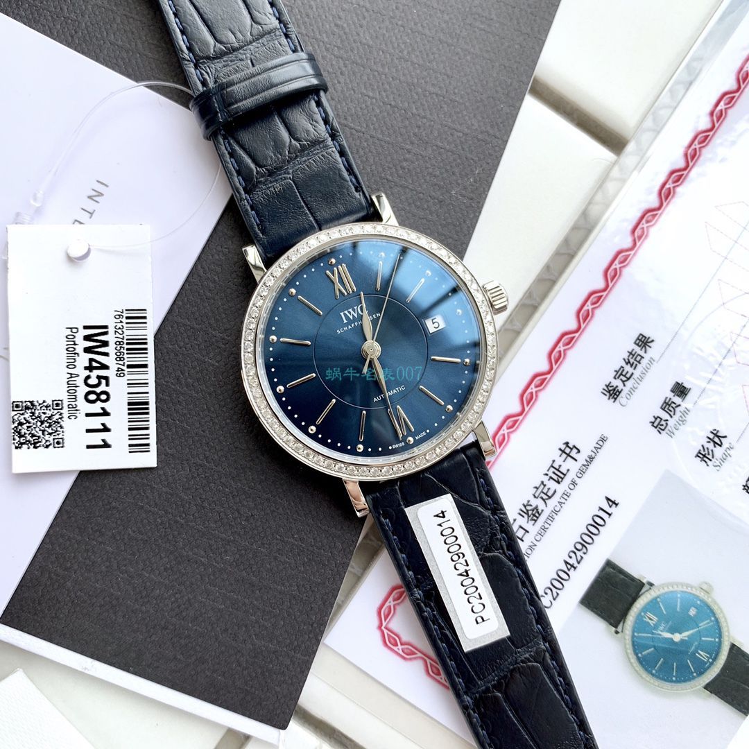 原单真钻 IWC 女装柏涛菲诺系列IW458111 wrist watches  / WG526