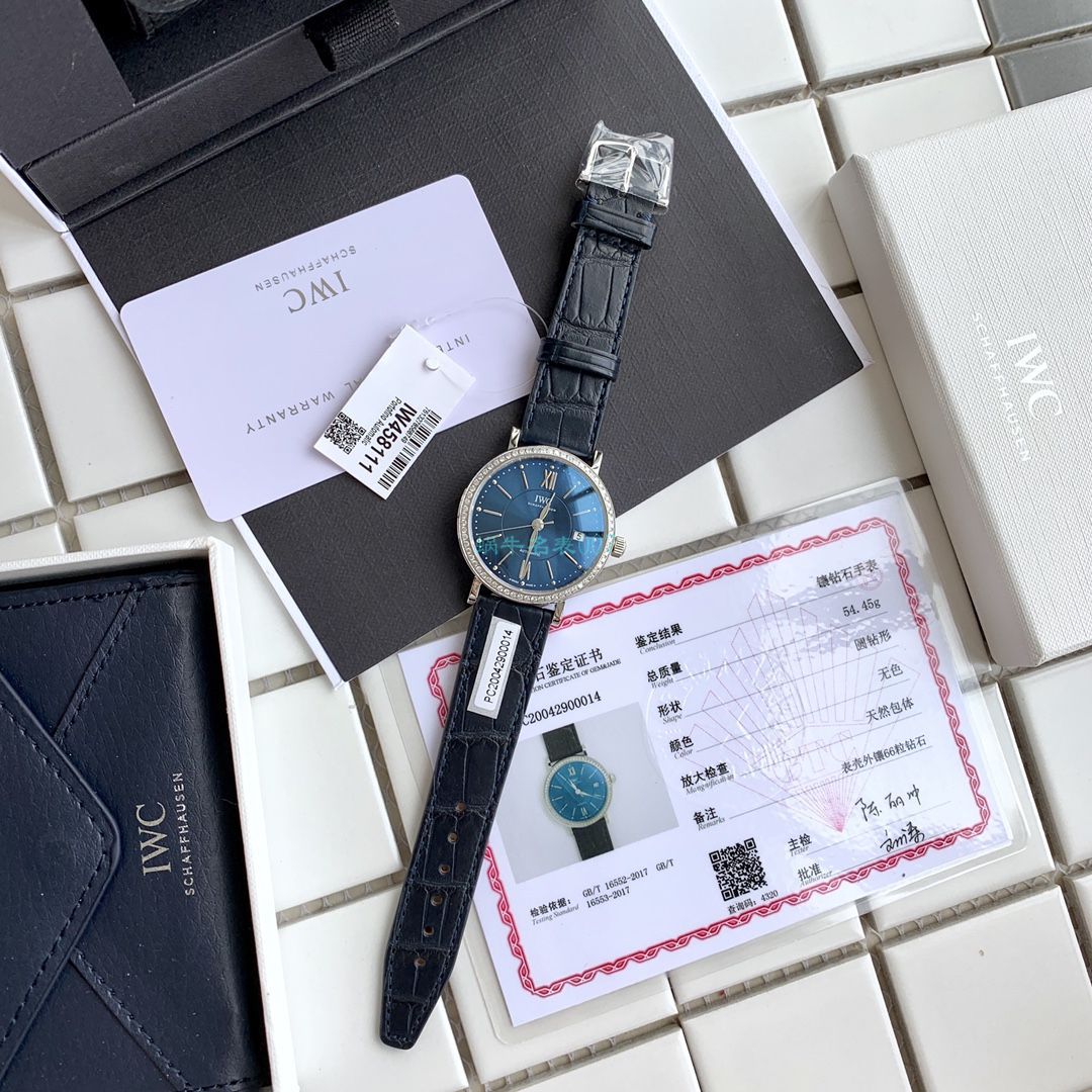 原单真钻 IWC 女装柏涛菲诺系列IW458111 wrist watches  / WG526
