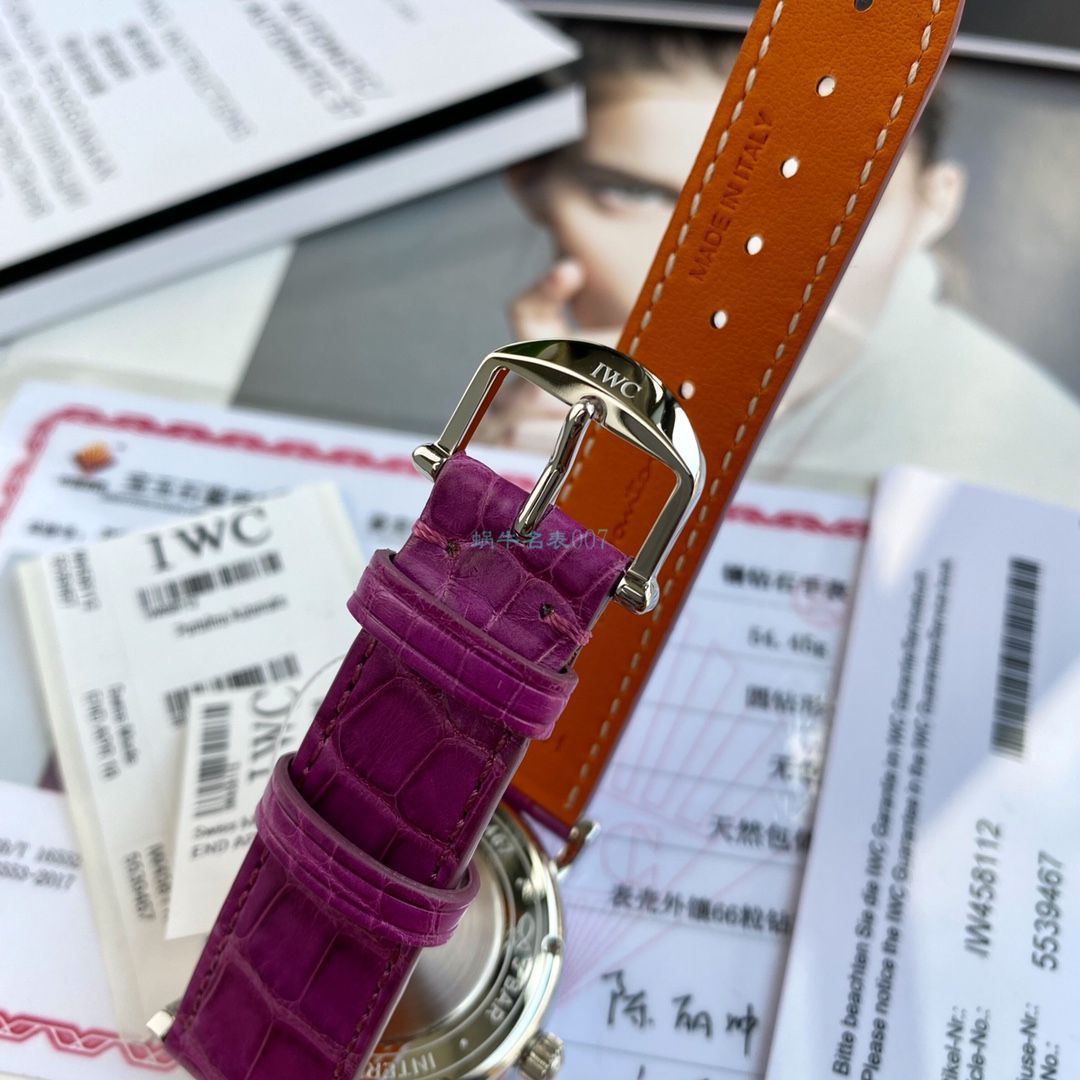 【渠道原单】IWC IWC 表柏涛菲诺系列IW458112 wrist watches 女装 / WG176