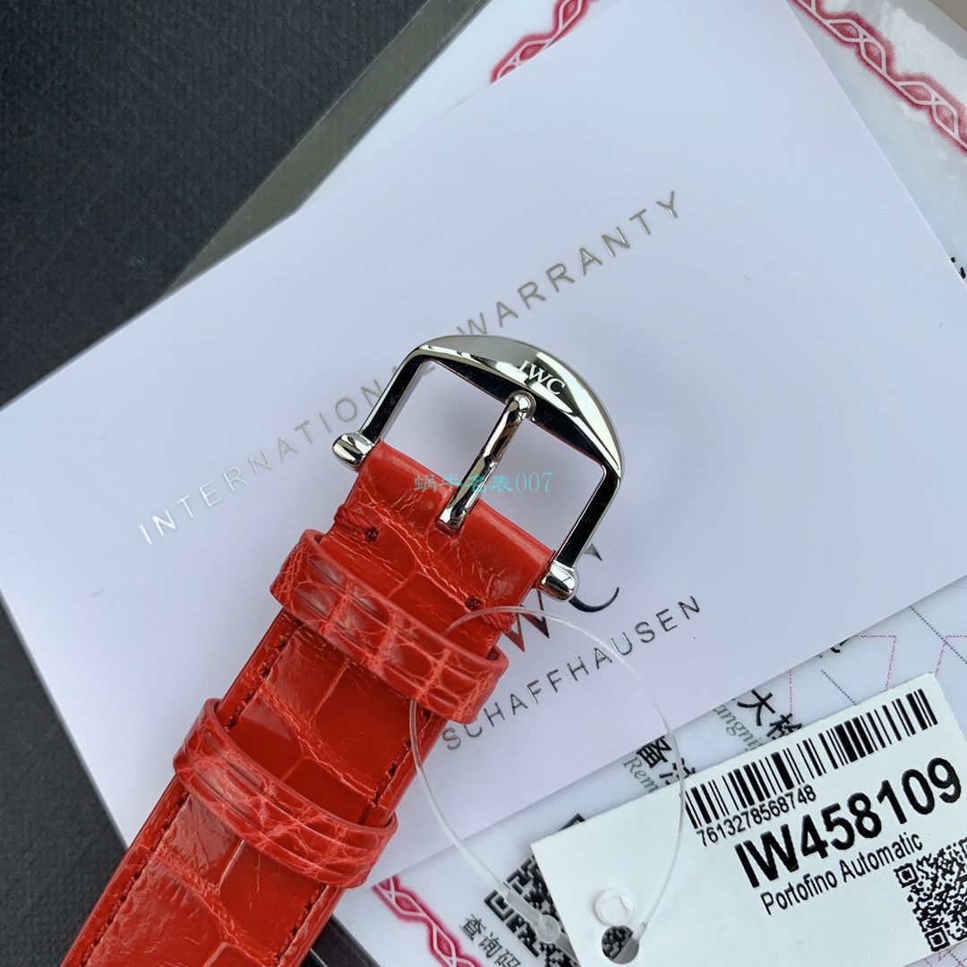 原单真钻IWC女表 IWC 柏涛菲诺系列IW458109 wrist watches  / WG527