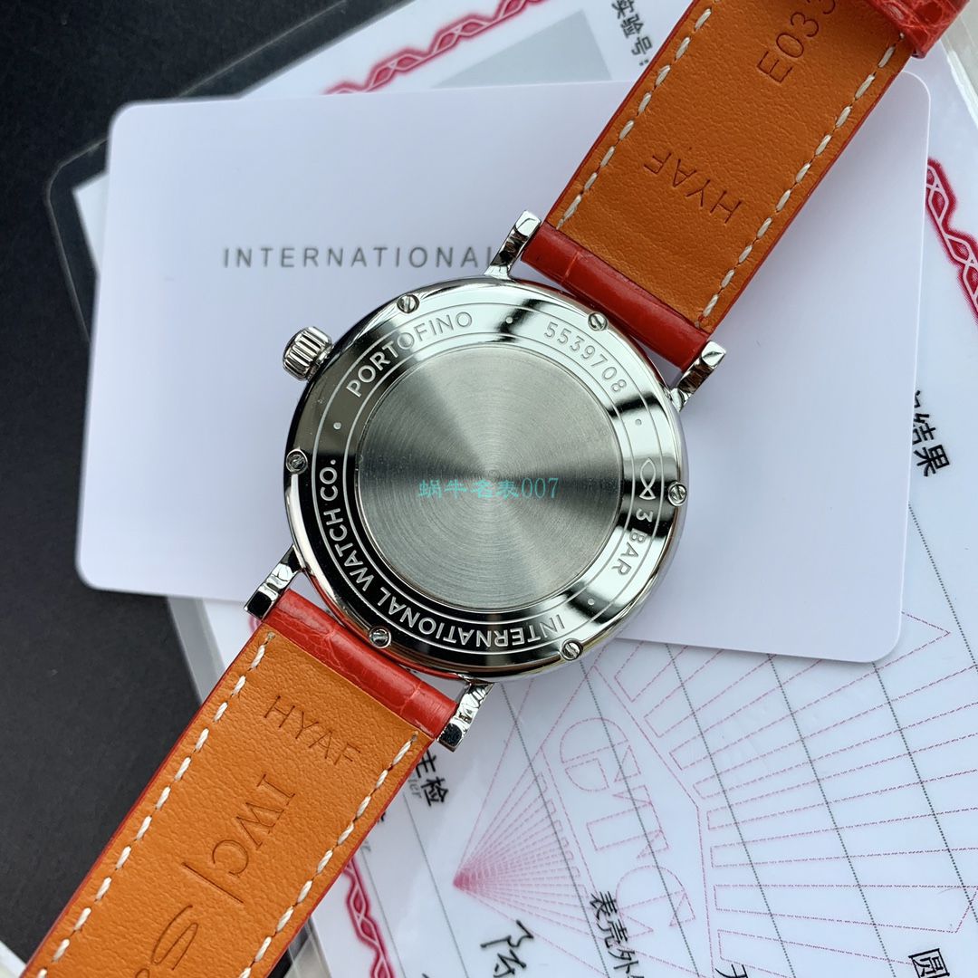 原单真钻IWC女表 IWC 柏涛菲诺系列IW458109 wrist watches  / WG527