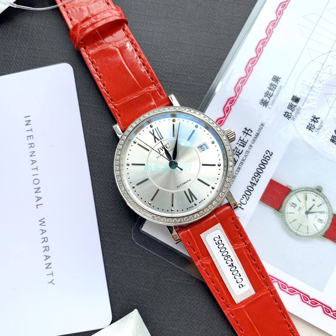 原单真钻IWC女表 IWC 柏涛菲诺系列IW458109 wrist watches  / WG527