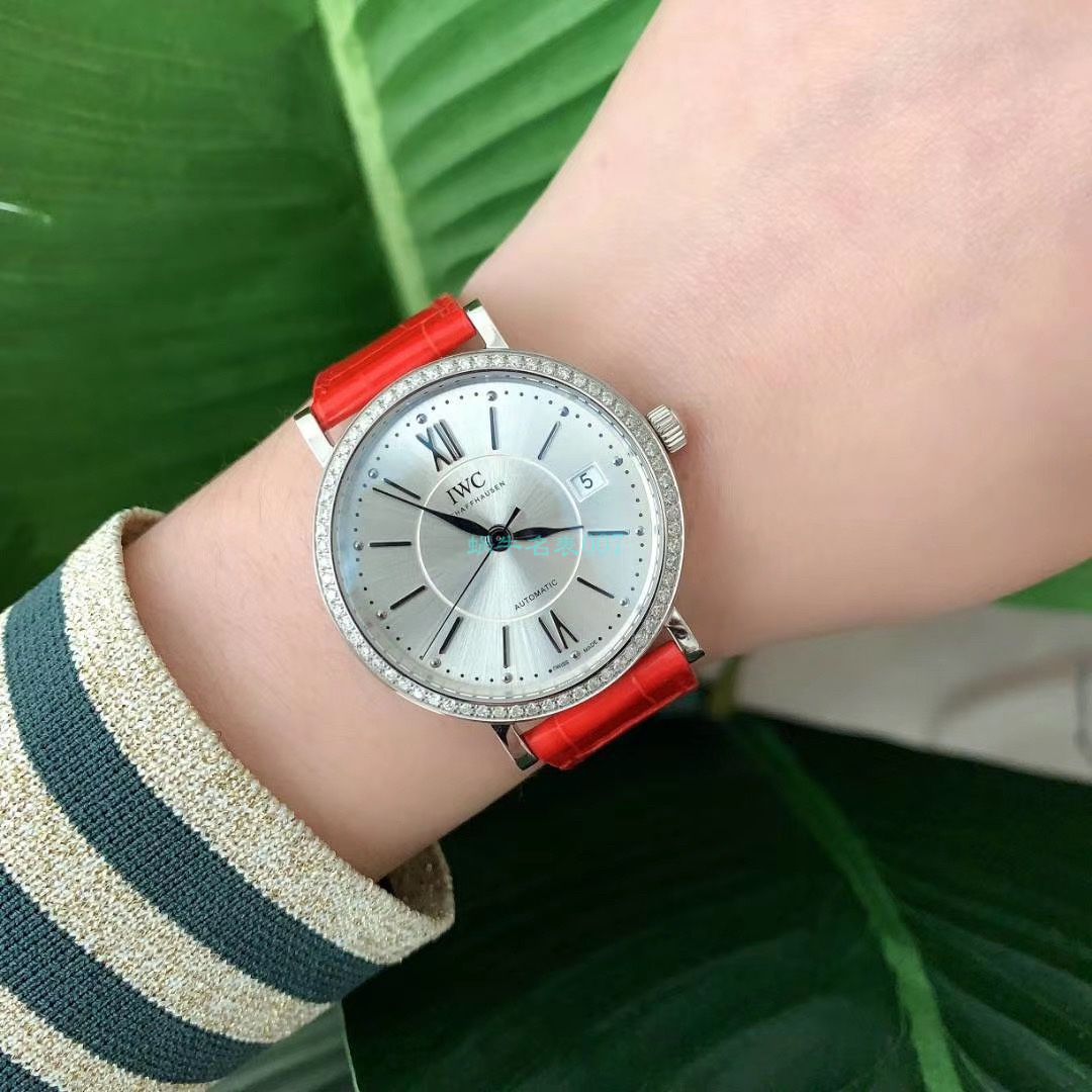 原单真钻IWC女表 IWC 柏涛菲诺系列IW458109 wrist watches  / WG527