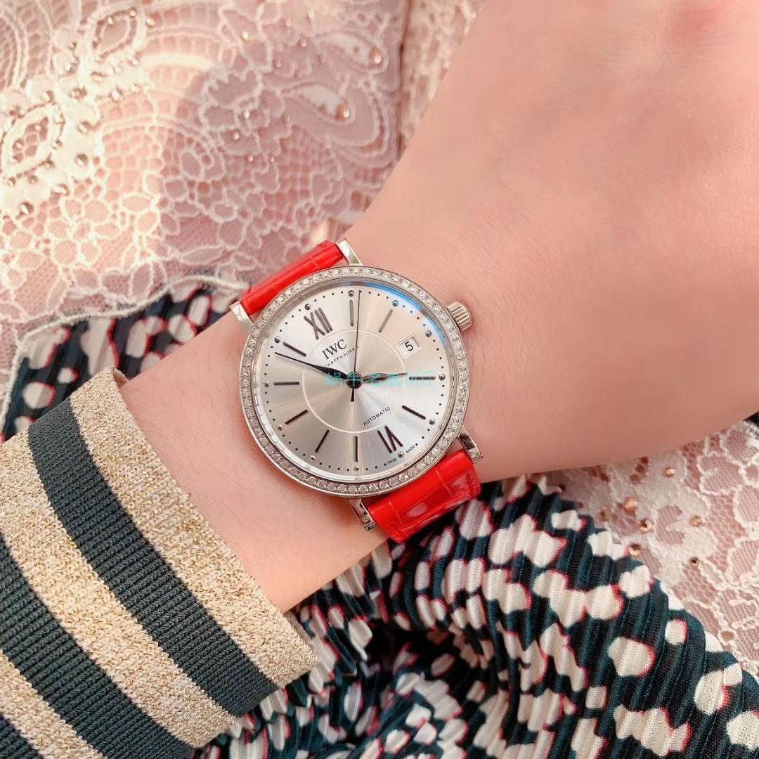 原单真钻IWC女表 IWC 柏涛菲诺系列IW458109 wrist watches  / WG527
