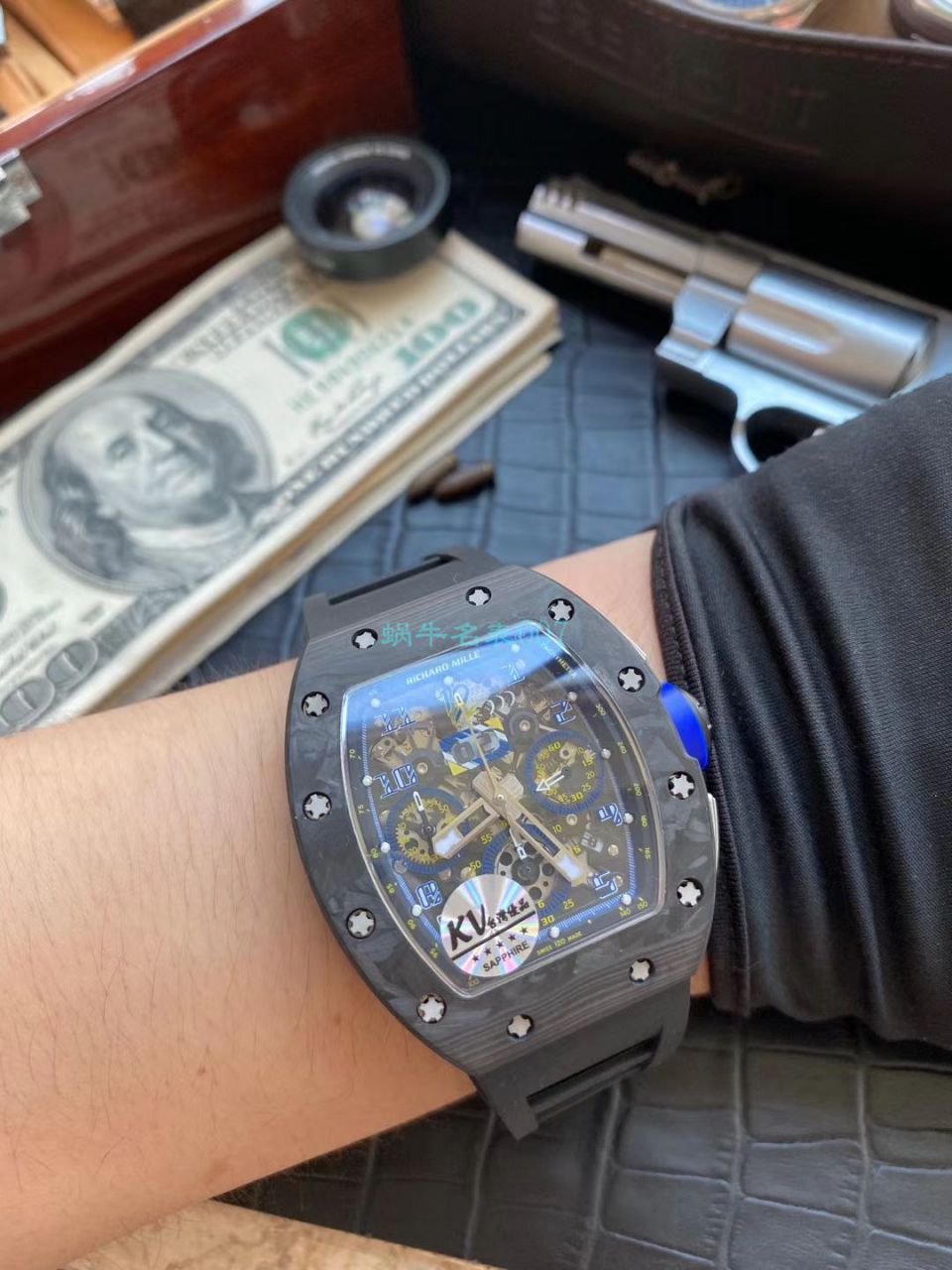 KV Factory V2升级版 RICHARD MILLE  Replica Copy 锻造 carbon fiber RM 011 LOTUS F1 TEAM wrist watches  / KVRM011V2A