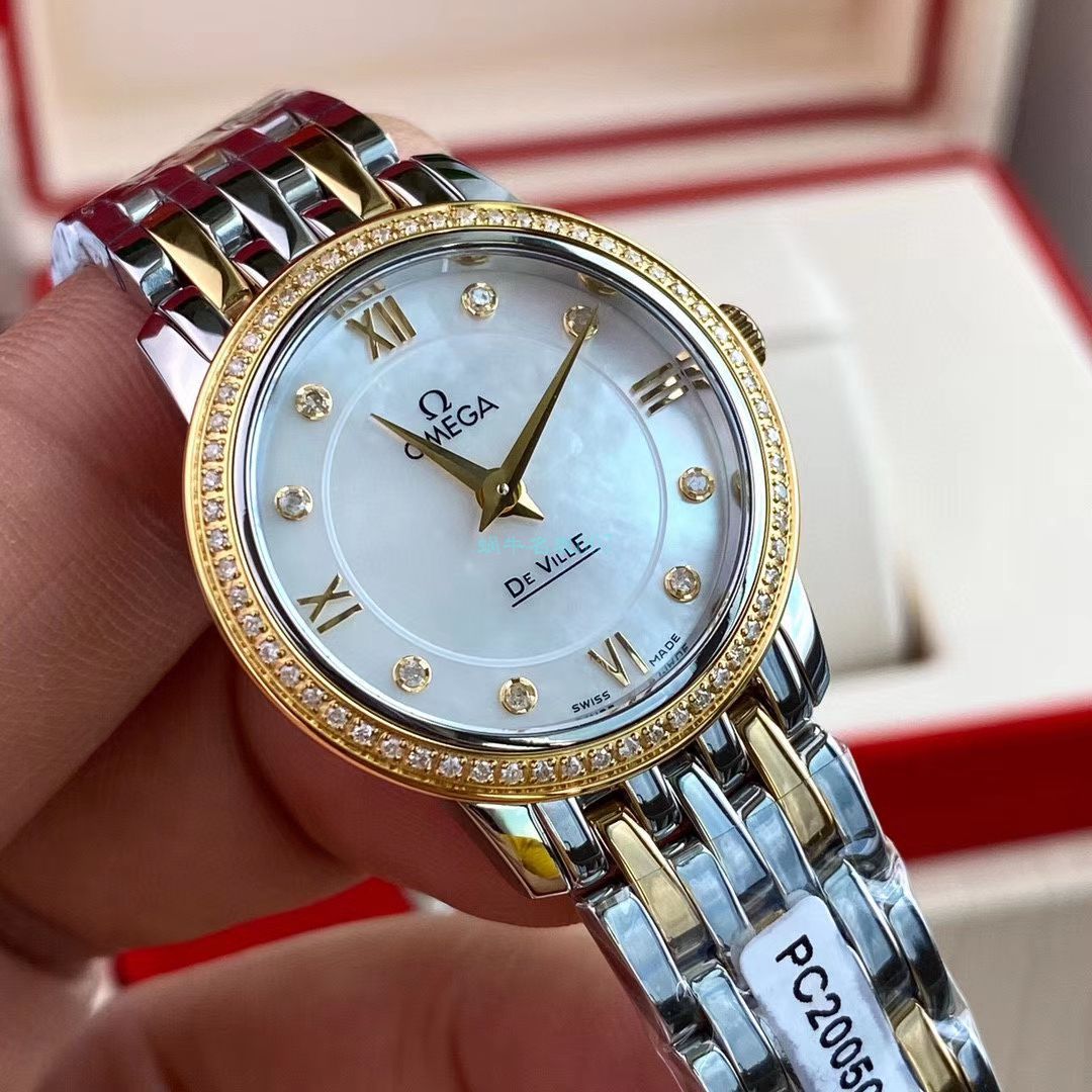 渠道原单真钻OMEGA碟飞女表424.25.27.60.52.001 wrist watches (蝶舞) / M701