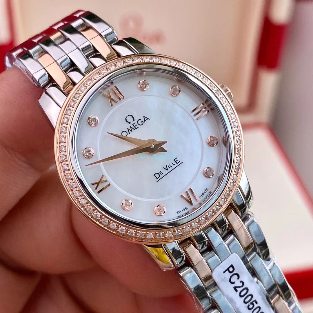 渠道原单真钻OMEGA碟飞女表424.25.27.60.52.001 wrist watches (蝶舞) / M701