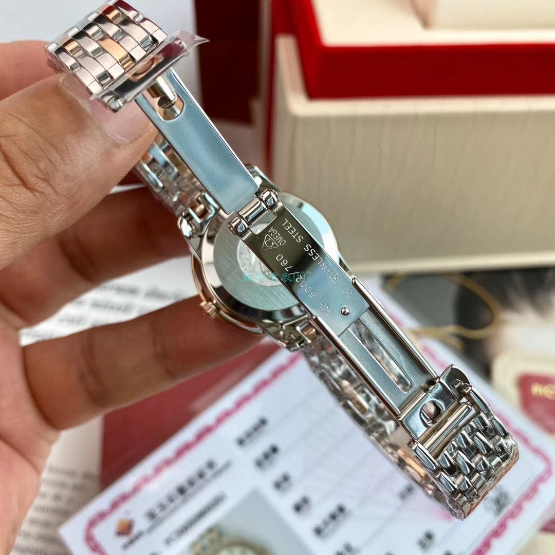 渠道原单真钻OMEGA碟飞女表424.25.27.60.55.001 wrist watches  / M699