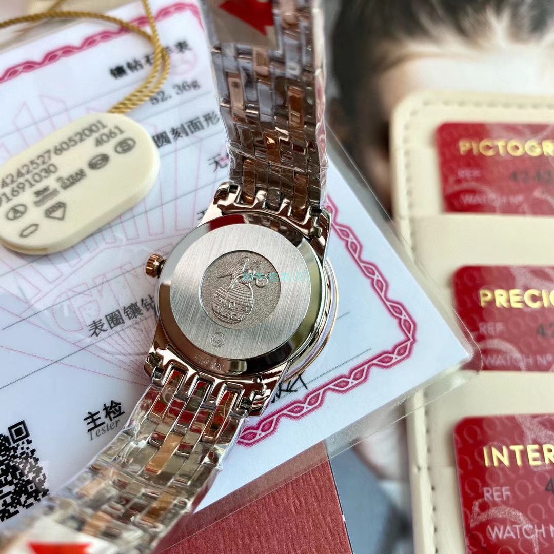 渠道原单真钻OMEGA碟飞女表424.25.27.60.52.001 wrist watches (蝶舞) / M701