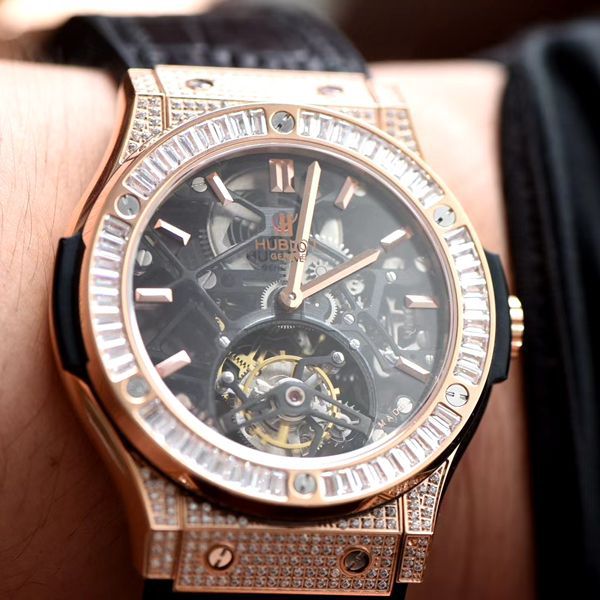 JB Factory 官网 Replica Copy  Watches  hublot 经典融合 Tourbillon 505 OX 0180 LR 0904 wrist watches 