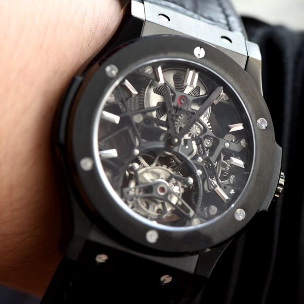 JB Factory  hublot  Replica  Tourbillon  Watches 经典融合系列505.CM.0140.LR wrist watches 