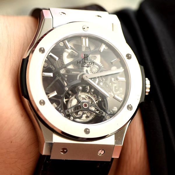 JB Factory  hublot 精 Replica  Tourbillon  Watches 经典融合系列505.TX.0170.LR wrist watches 