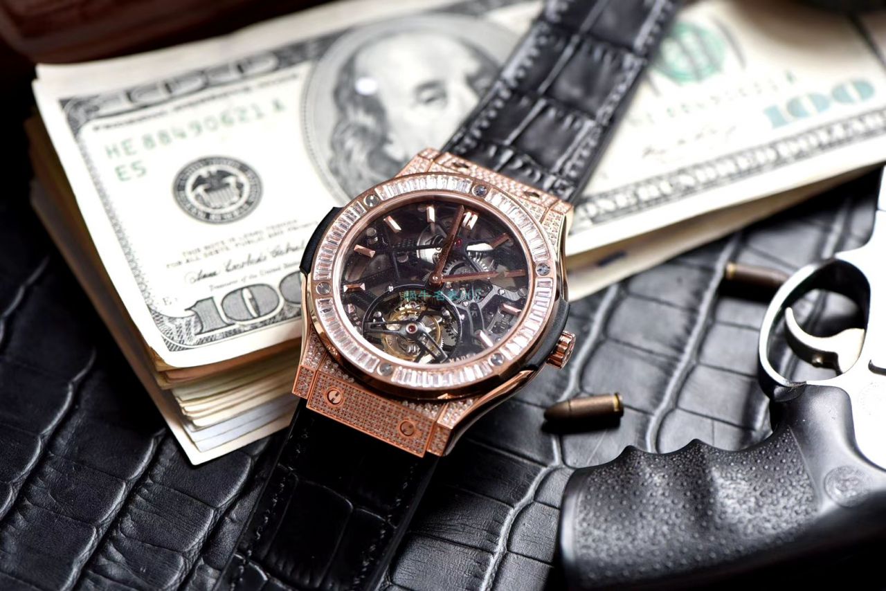 JB Factory  hublot  Replica  Tourbillon  Watches 经典融合系列505.CM.0140.LR wrist watches  / YB093