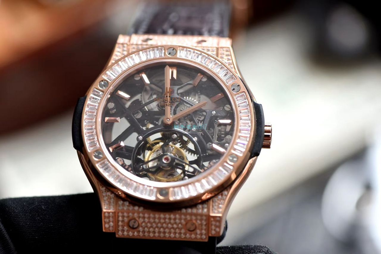 JB Factory  hublot 精 Replica  Tourbillon  Watches 经典融合系列505.TX.0170.LR wrist watches  / YB096