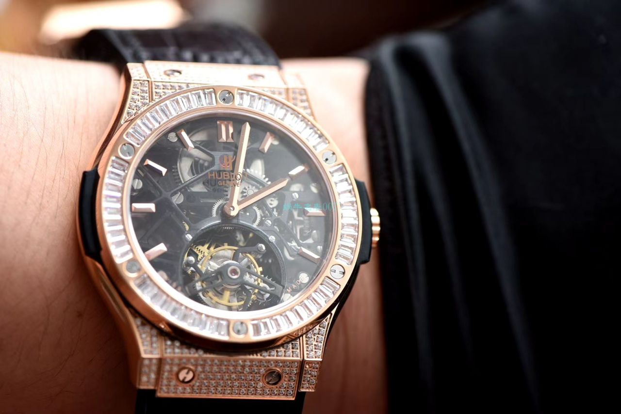 JB Factory  hublot 精 Replica  Tourbillon  Watches 经典融合系列505.TX.0170.LR wrist watches  / YB096