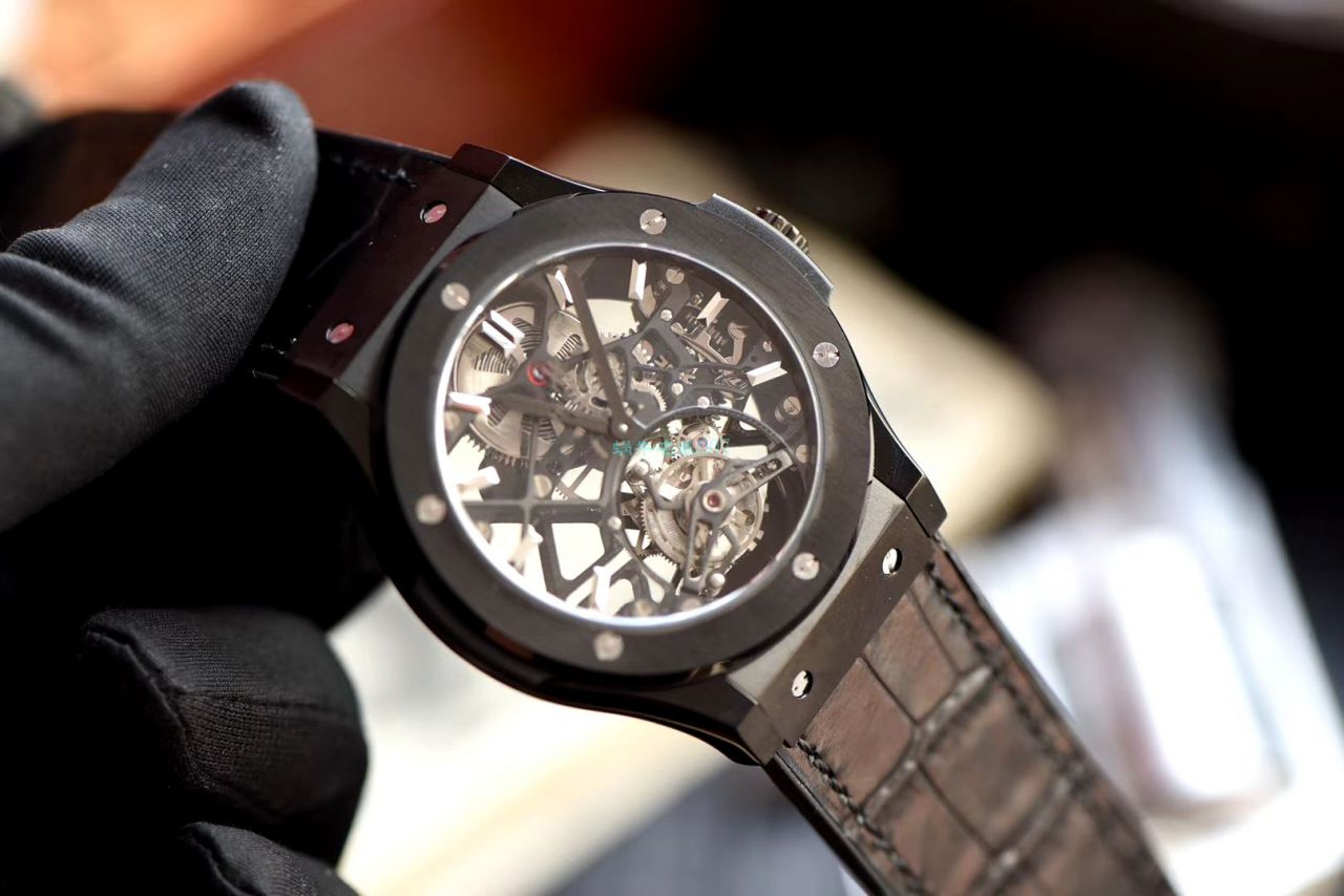 JB Factory  hublot 精 Replica  Tourbillon  Watches 经典融合系列505.TX.0170.LR wrist watches  / YB096