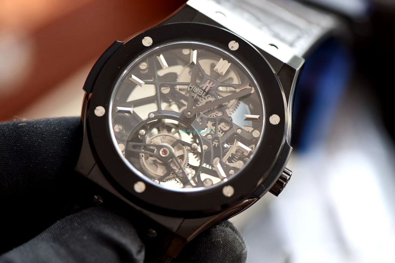 JB Factory  hublot  Replica  Tourbillon  Watches 经典融合系列505.CM.0140.LR wrist watches  / YB093