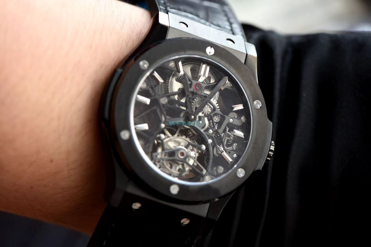 JB Factory  hublot  Replica  Tourbillon  Watches 经典融合系列505.CM.0140.LR wrist watches  / YB093