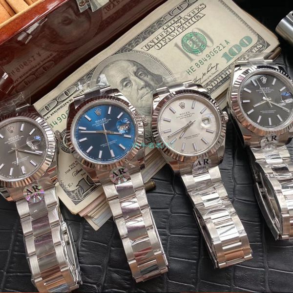 AR Factory V3版 Rolex  Datejust 41系列 Replica Copy m126334-0017,116334-72210蓝盘,m126334-0013 wrist watches 