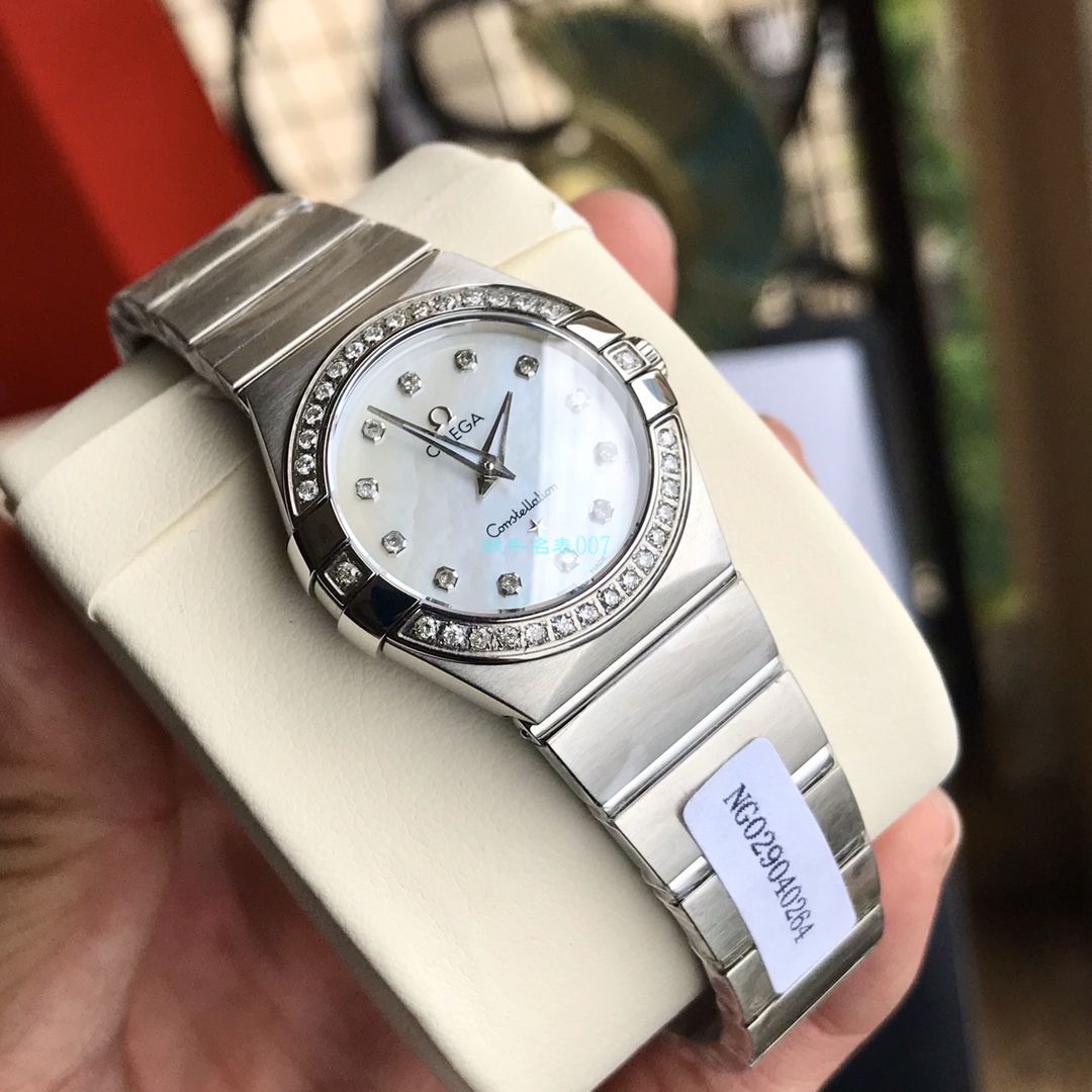 原单真钻女表OMEGA Constellation 系列123.15.27.60.55.001 wrist watches  / M702